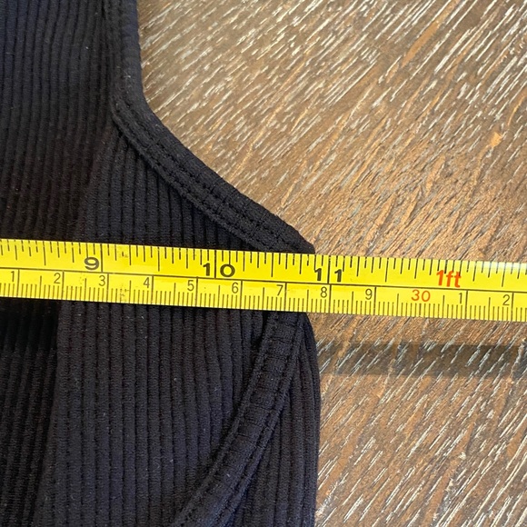 Double Zero Classic Black Ribbed Tank - Picture 4 of 10